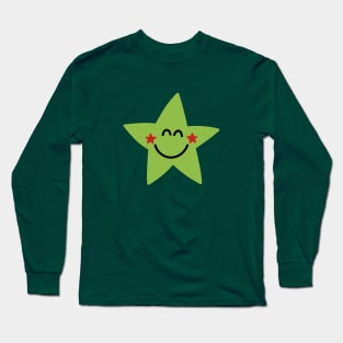 Big green star Long Sleeve T-Shirt